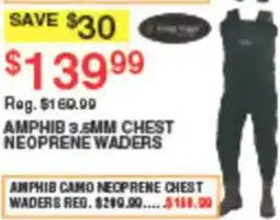 Dunham's Sports Amphib Cano Neoprene Chest Waders offer