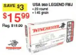 Dunham's Sports Winchester usa 350 legend fmj offer