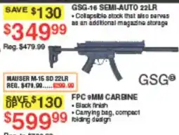 Dunham's Sports Gsg Gsg-16 Semi-Auto 22lr offer