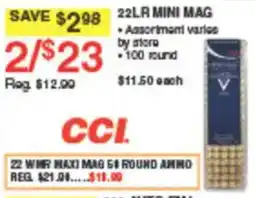 Dunham's Sports Cci 22lr mini mag offer