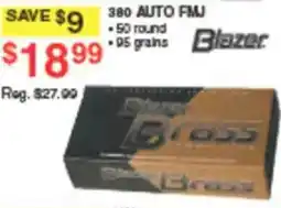 Dunham's Sports Blazer 380 Auto FMJ offer