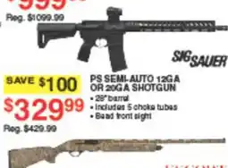 Dunham's Sports Sig Sauer Ps Semi-Auto 12Ga Or 20Ga Shotgun offer