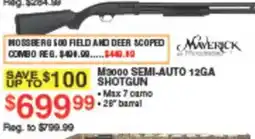 Dunham's Sports Maverick M3000 Semi-Auto 12Ga Shotgun offer