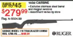 Dunham's Sports Ruger 10/22 Carbine offer
