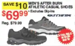 Dunham's Sports Skechers men's after burn athletic casual shoes offer