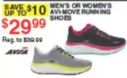 Dunham's Sports Avia men's or women's avimove running shoes offer