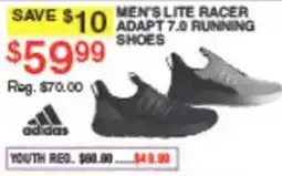Dunham's Sports Adidas men's lite racer adapt 7.0 running shoes offer