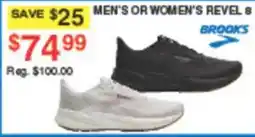 Dunham's Sports Brooks men's or women's revel 8 offer