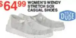 Dunham's Sports Hey Dude Women's Wendy Stretch Sox Casual Shoes offer