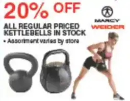 Dunham's Sports Marcy Wader All Regular Priced Kettlebells offer