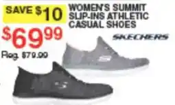Dunham's Sports Skechers women's summit slip-ins athletic casual shoes offer