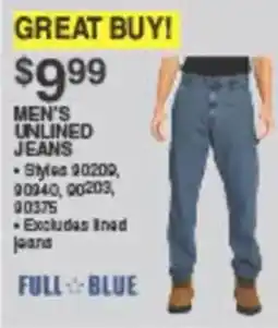 Dunham's Sports Men's Unlined Jeans offer