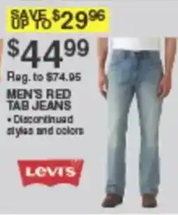 Dunham's Sports Men's Red Tab Jeans offer