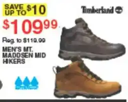 Dunham's Sports Timberland Men's Mt. Maddsen Mid Hikers offer