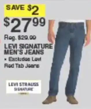 Levi Strauss Signature Men's Jeans
