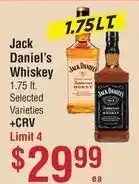 Smart & Final Jack Daniel's Whiskey offer