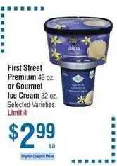 Smart & Final First Street Premium Ice Cream offer
