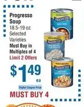 Smart & Final Progresso Soup offer