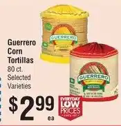Smart & Final Guerrero corn tortillas offer