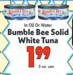 Marino's Supermarket Bumble Bee Solid White Tuna offer