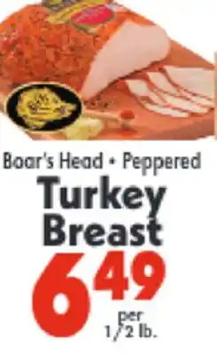 Marino's Supermarket Boar's Head Peppered Turkey Breast offer