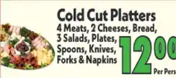 Marino's Supermarket Cold Cut Platters offer