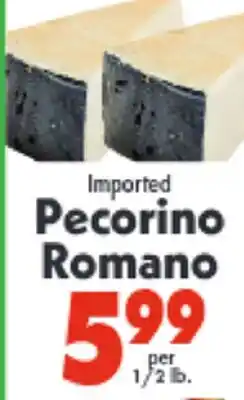 Marino's Supermarket Pecorino Romano offer