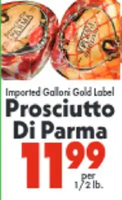 Marino's Supermarket Prosciutto Di Parma offer