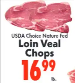 Marino's Supermarket USDA Choice Nature Fed Loin Veal Chops offer