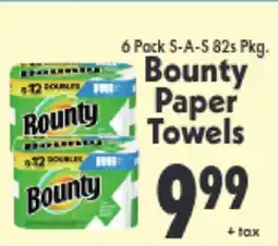 Marino's Supermarket Bounty Paper Towels offer
