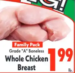Marino's Supermarket Grade A Boneless Whole Chicken Breast offer