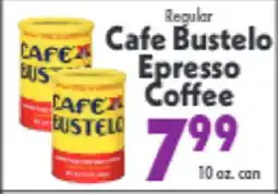 Marino's Supermarket Cafe Bustelo Espresso Coffee offer