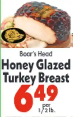 Marino's Supermarket Boar's Head Honey Glazed Turkey Breast offer