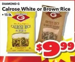 Times Supermarkets Diamond G Calrose White or Brown Rice offer