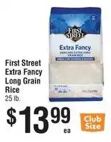 Smart & Final First Street Extra Fancy Long Grain Rice offer