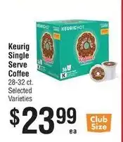 Smart & Final Keurig single serve coffee offer