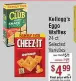 Smart & Final Kellogg's Eggo Waffles offer