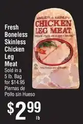 Smart & Final Smiles & Skinless Chicken Leg Meat offer