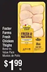 Smart & Final Foster Farms Fresh Chicken Thighs offer