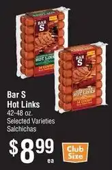 Smart & Final Bar S Hot Links offer