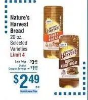 Smart & Final Nature's Harvest Bread offer