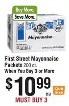 Smart & Final First Street Mayonnaise offer