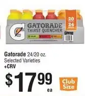 Smart & Final Gatorade thirst quencher offer
