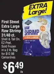 Smart & Final First Street Extra Large Raw Shrimp offer