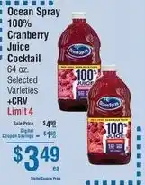Smart & Final Ocean Spray cranberry juice cocktail offer