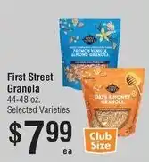 Smart & Final First Street Granola offer