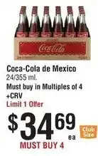 Smart & Final Coca-Cola de Mexico offer