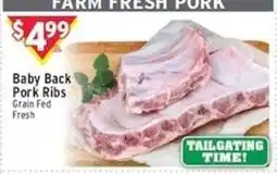 Met Foodmarkets Farm Fresh Pork Baby Back Pork Ribs offer