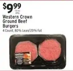 Met Foodmarkets Western Crown Ground Beef Burgers offer