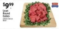 Met Foodmarkets Usda Choice Lean Round Cubes Beef offer